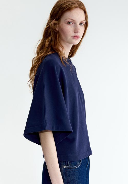 H&M - Oversized t-shirt - dark blue