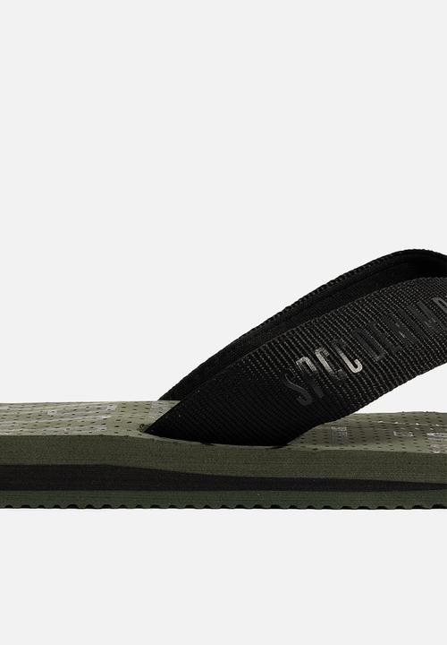 S.P.C.C - Torin Flip Flops  - Black/Fatigue