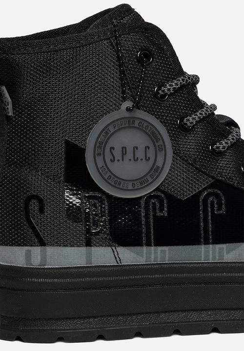 S.P.C.C - Surge Obscura Hi Sneakers  - Black/White
