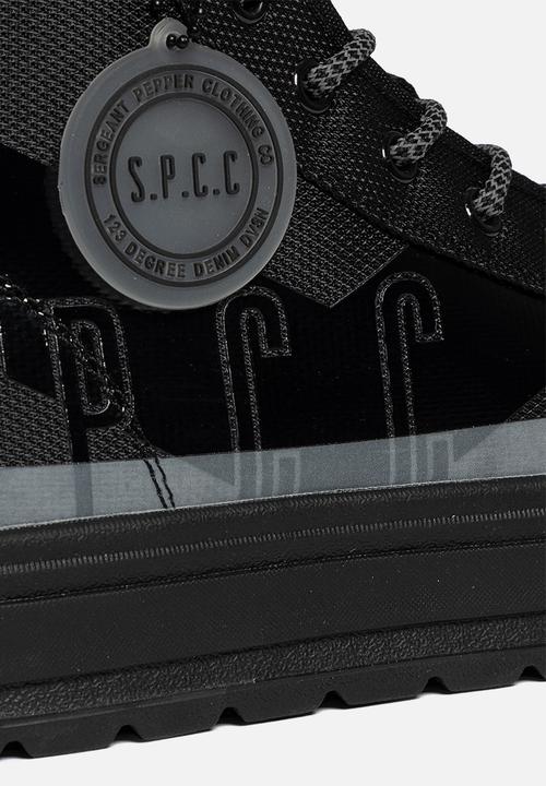 S.P.C.C - Surge Obscura Hi Sneakers  - Black/White