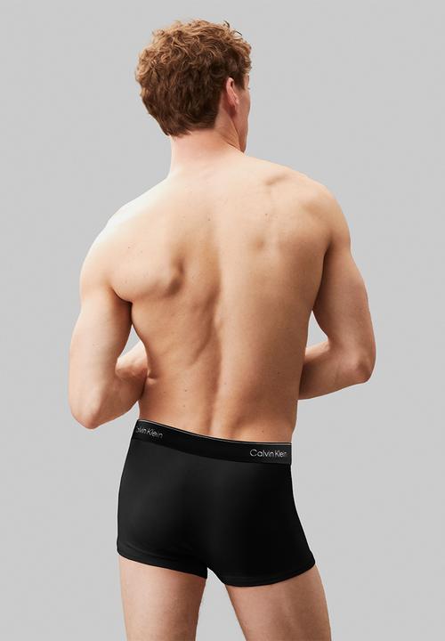 Calvin Klein - TRUNK 3PK - BLACK W/ BLACK WB
