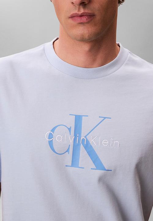 Calvin Klein - SS Hero Monologo Tee 20s - Breezy Blue