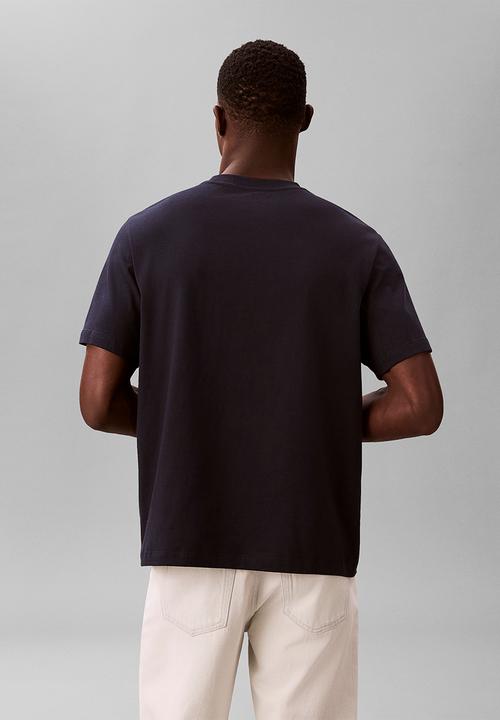 Calvin Klein - SS 20'S CALVIN KLEIN LIGHTS GRAPHIC TEE - Dark Sapphire