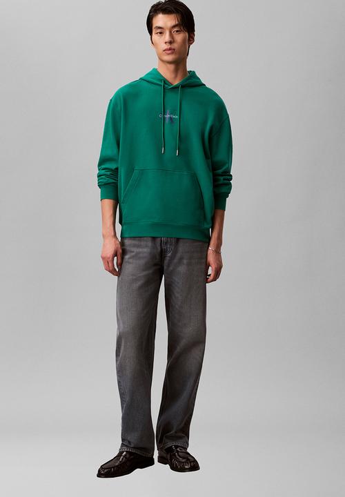 Calvin Klein - LS EU 350TERRY MONOLOGO CN SWTSHRT - Enchanted Forest