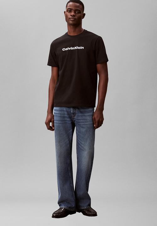 Calvin Klein - 30S EU WHOLESALE JEANS GRAPHICS - Black