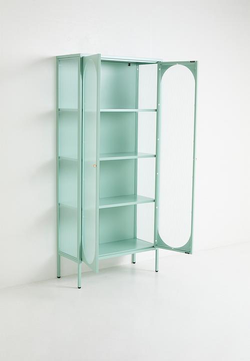 Sixth Floor - Obsidian Display Cabinet - Sage