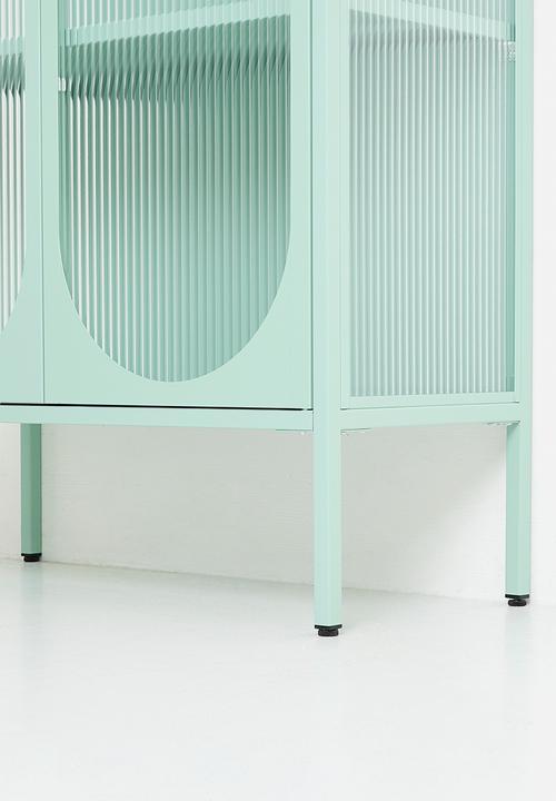 Sixth Floor - Obsidian Display Cabinet - Sage