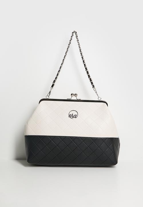 ERA by DJ Zinhle - Limited Edition  Kiss And Tell Oversized Bag  - Black And White