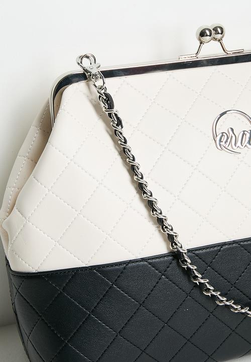 ERA by DJ Zinhle - Limited Edition  Kiss And Tell Oversized Bag  - Black And White