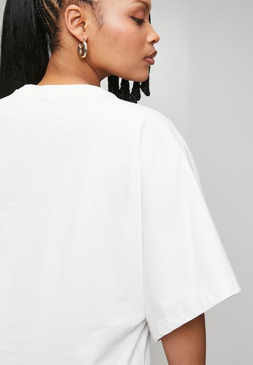 Me&B - Plus Kimono Sleeve Cinched Waist T-Shirt - Milk