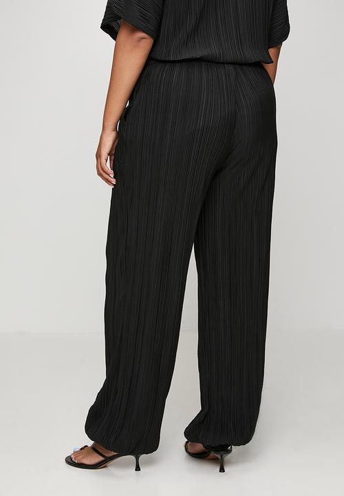 Me&B - Plus Elasticated Waist Harem Pant - Black
