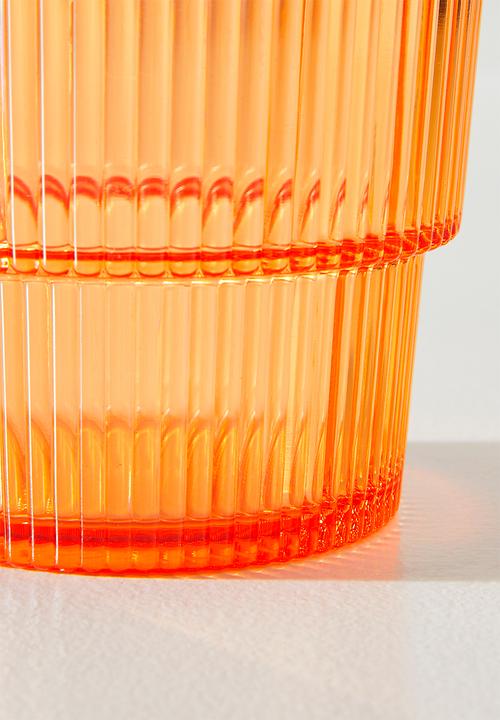 H&S - Embossed stackable cups set of 5 - Multi