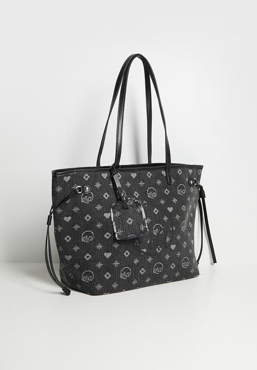 ERA by DJ Zinhle - Muse Denim Bag  - Black And Denim
