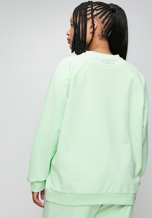 POLO - Wmn sophia long sleeve track top - soft aloe