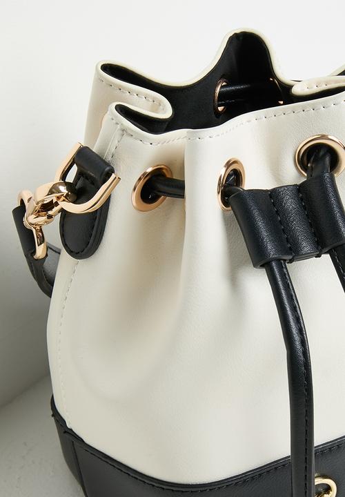 ERA by DJ Zinhle - Monroe Bucket  Bag  - Black and White