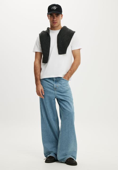 Cotton On - Super Baggy Jean - Verve Blue