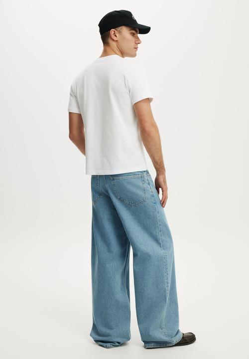 Cotton On - Super Baggy Jean - Verve Blue