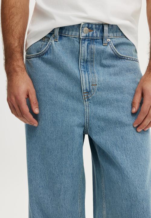 Cotton On - Super Baggy Jean - Verve Blue