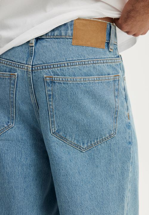 Cotton On - Super Baggy Jean - Verve Blue