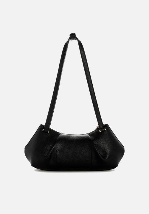GUESS - Amorette Shoulder Satchel Bag-Black