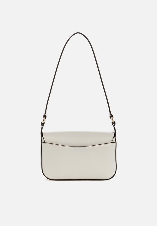 GUESS - Ruby Flap Shoulder Bag-Off White