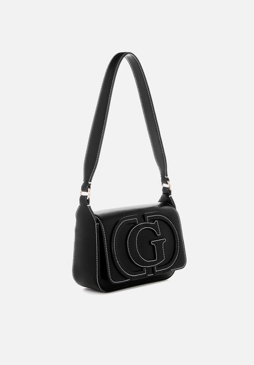 GUESS - Ruby Flap Shoulder Bag- Black