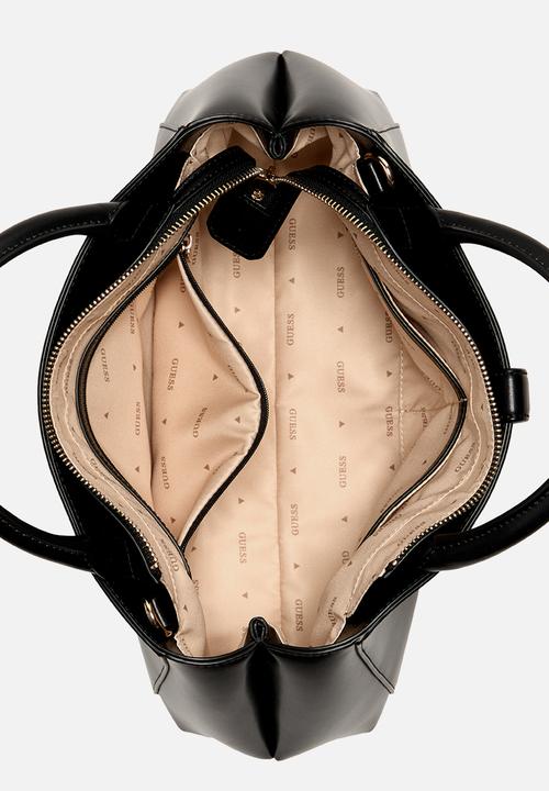 GUESS - Carrie Girlfriend Satchel Bag-Black