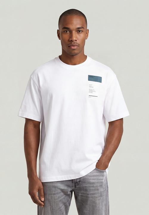 G-STAR - Multi Chest Badge Relaxed R T - White