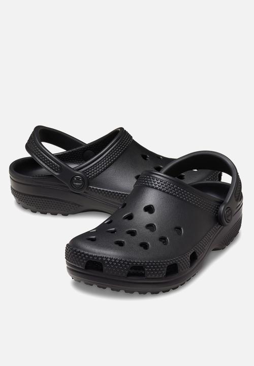 Crocs - Classic Hearts Cut Out Clog Clog - Black