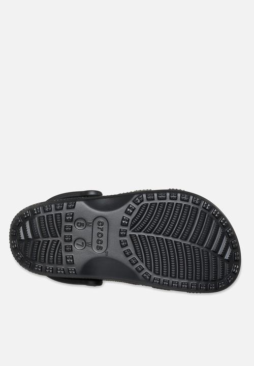 Crocs - Classic Hearts Cut Out Clog Clog - Black