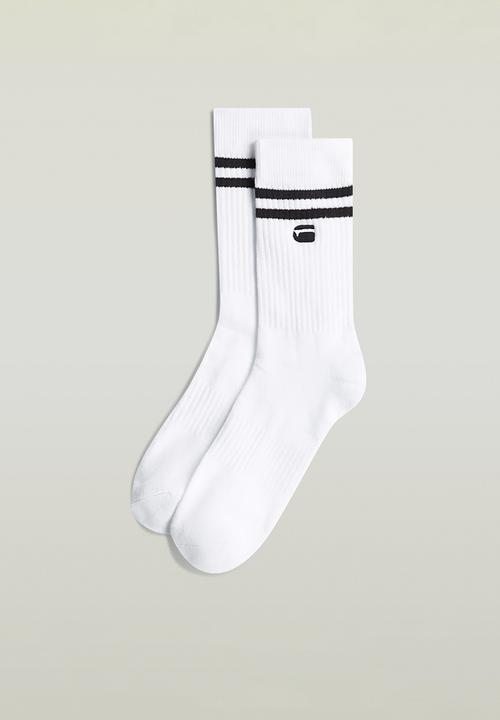 G-STAR - Socks Stripe  3-Pack - Bright White