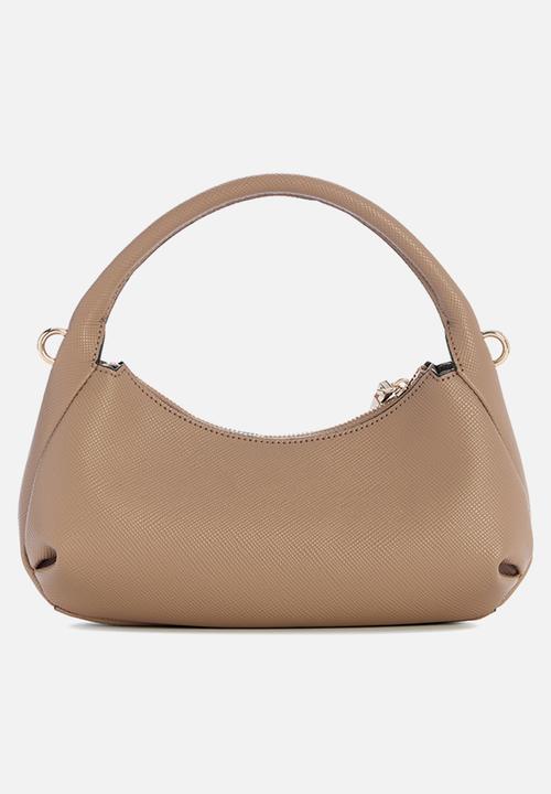 GUESS - Gilda Mini Hobo Bag- Beige