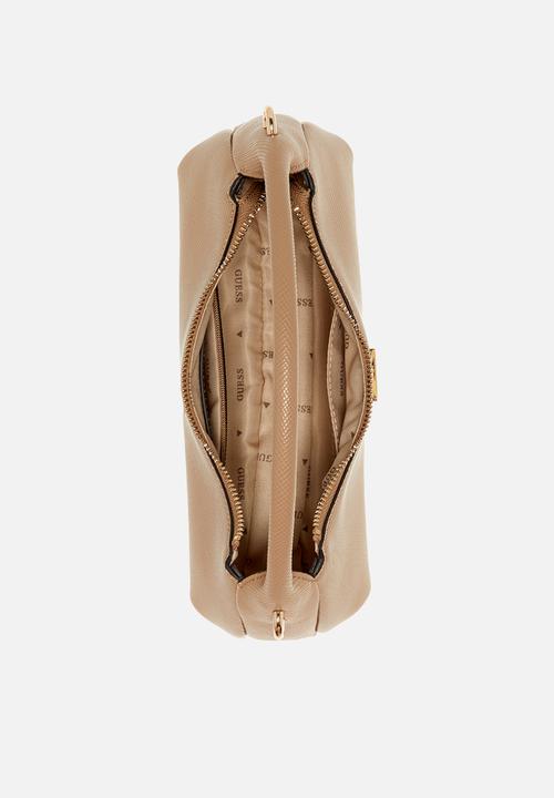 GUESS - Gilda Mini Hobo Bag- Beige