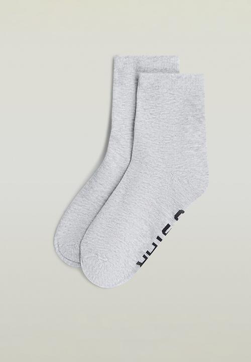 G-STAR - 3Pack Anklet - white/grey/black
