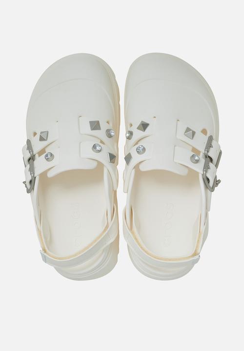 Crocs - Loaferette Star Studded Clog Clog - Chalk