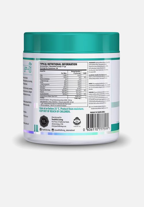 Youthful Living - Collagen Pro Drink 476g -Unflavoured