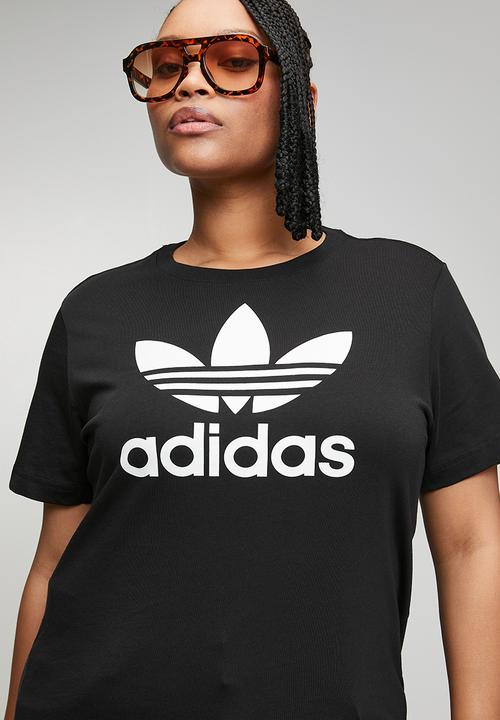adidas Originals - Plus trefoil tee w s26 tee - black/white