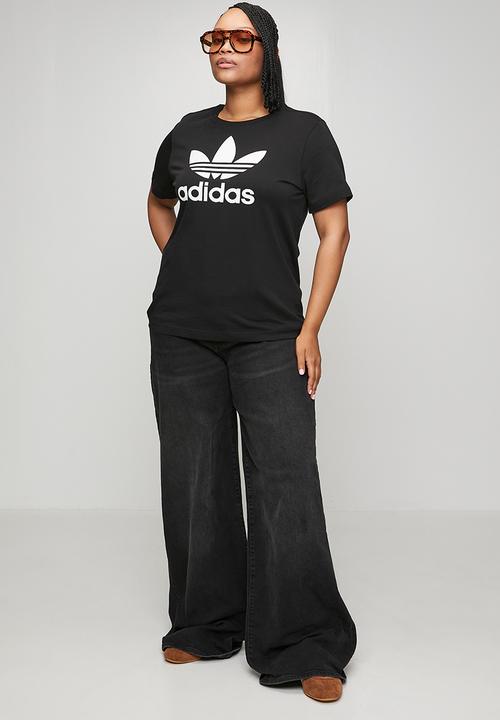 adidas Originals - Plus trefoil tee w s26 tee - black/white