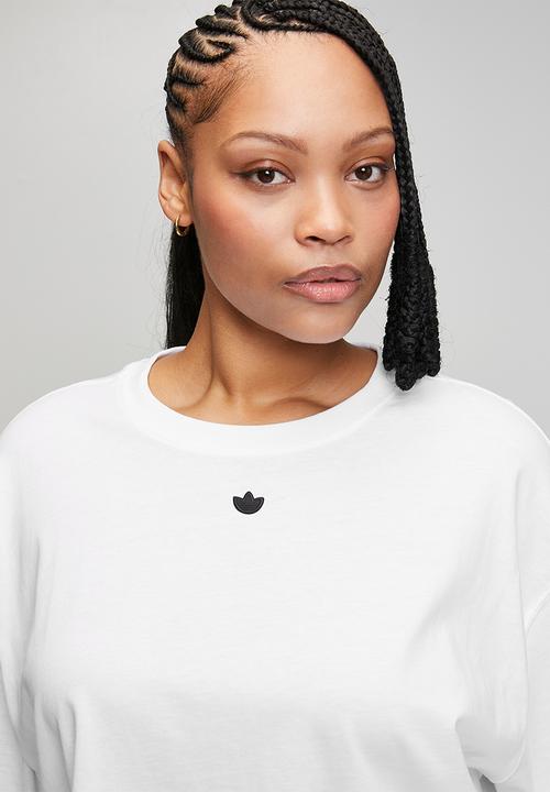 adidas Originals - Plus ess crop tee w s26 tee - white