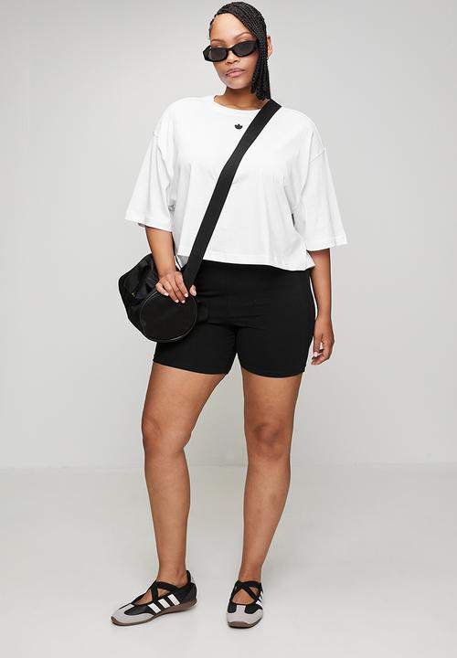 adidas Originals - Plus ess crop tee w s26 tee - white