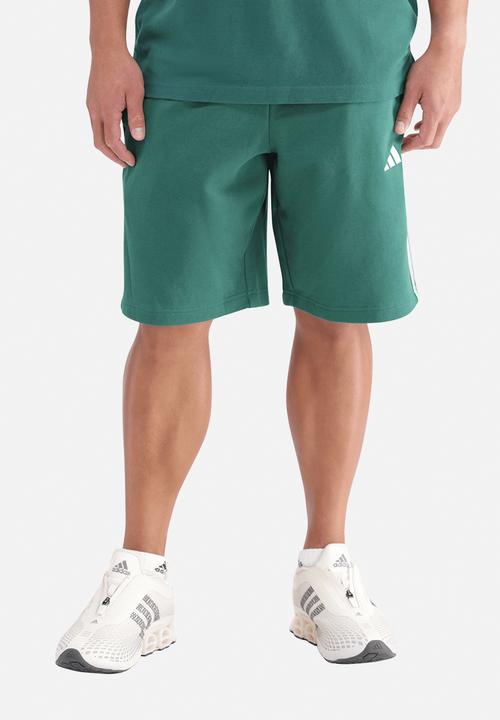 adidas Performance - 3-Stripe FL Short - Collegiate Green / Ecru