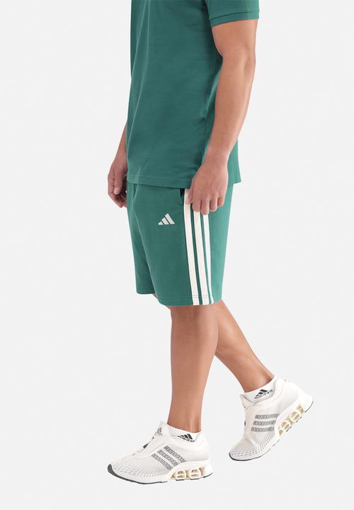 adidas Performance - 3-Stripe FL Short - Collegiate Green / Ecru