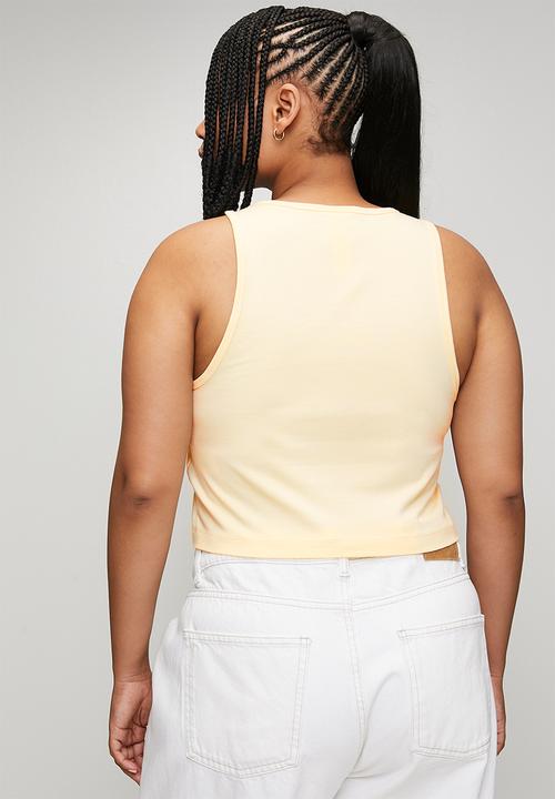 adidas Originals - Plus ess tank w s26 tee - warm vanilla