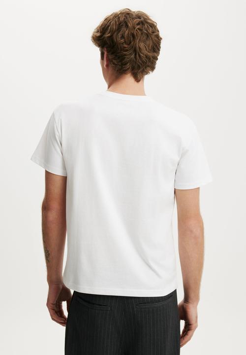 Cotton On - Fitted T-shirt - White