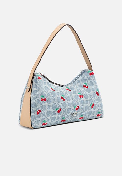 GUESS - Jasmin Shoulder Bag - Denim