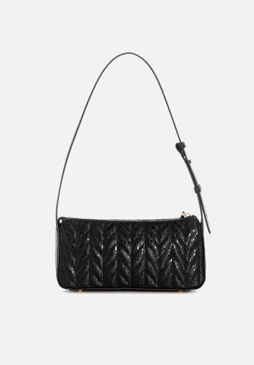 GUESS - Stacey Mini Shoulder Bag - Black