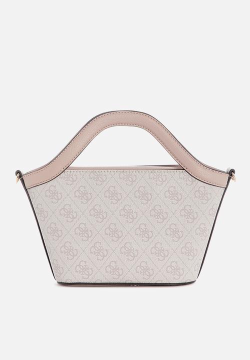 GUESS - Lindsey Mini Tote Bag - Orchid Logo