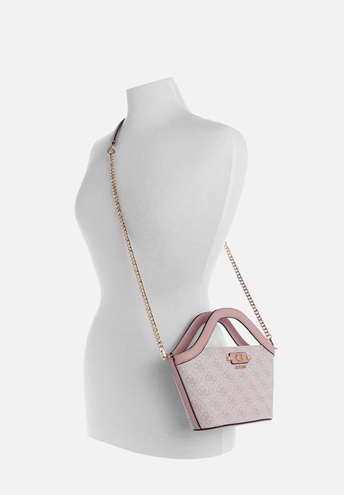 GUESS - Lindsey Mini Tote Bag - Orchid Logo