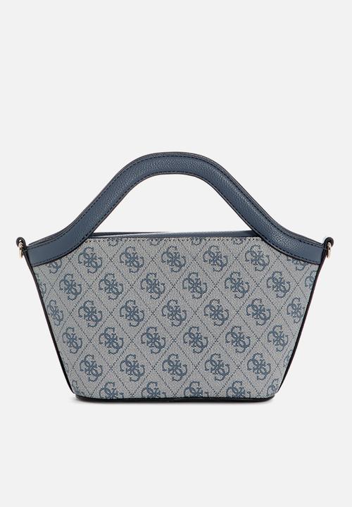 GUESS - Lindsey Mini Tote Bag - Slate Logo