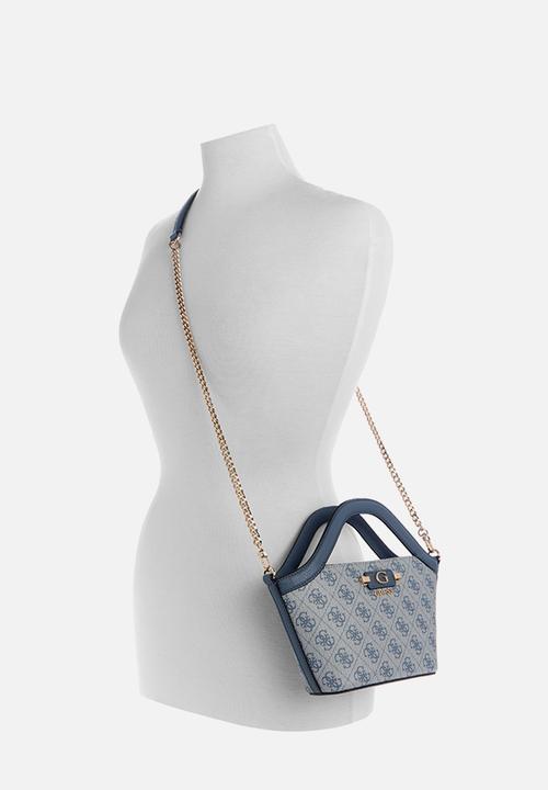 GUESS - Lindsey Mini Tote Bag - Slate Logo